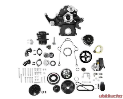 Holley Premium Black Mid-Mount Complete Accessory System - 20-292BK